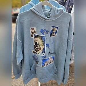 Vincent Artistic Blue Hoodie